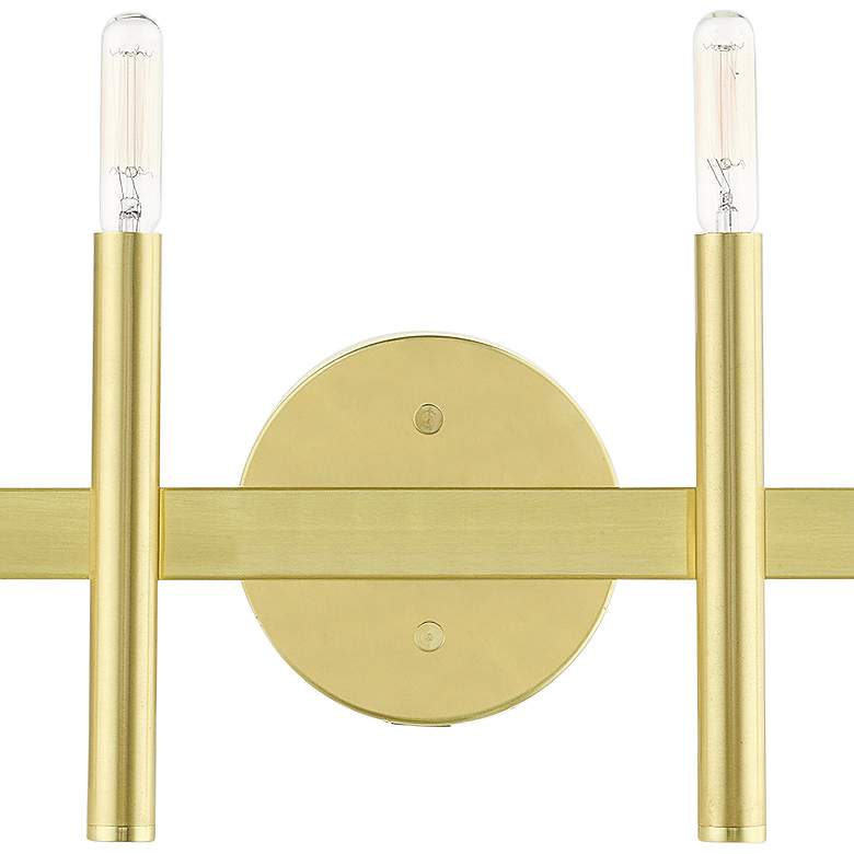 Image 4 Copenhagen 23 1/2" Wide Satin Brass 4-Light Bath Light more views