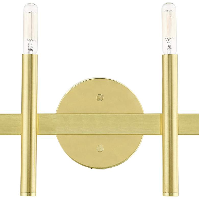 Image 4 Copenhagen 23 1/2 inch Wide Satin Brass 4-Light Bath Light more views