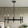 2_Copenhagen 25" Wide Black 5-Light Chandelier