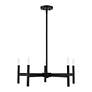 4_Copenhagen 25" Wide Black 5-Light Chandelier more views