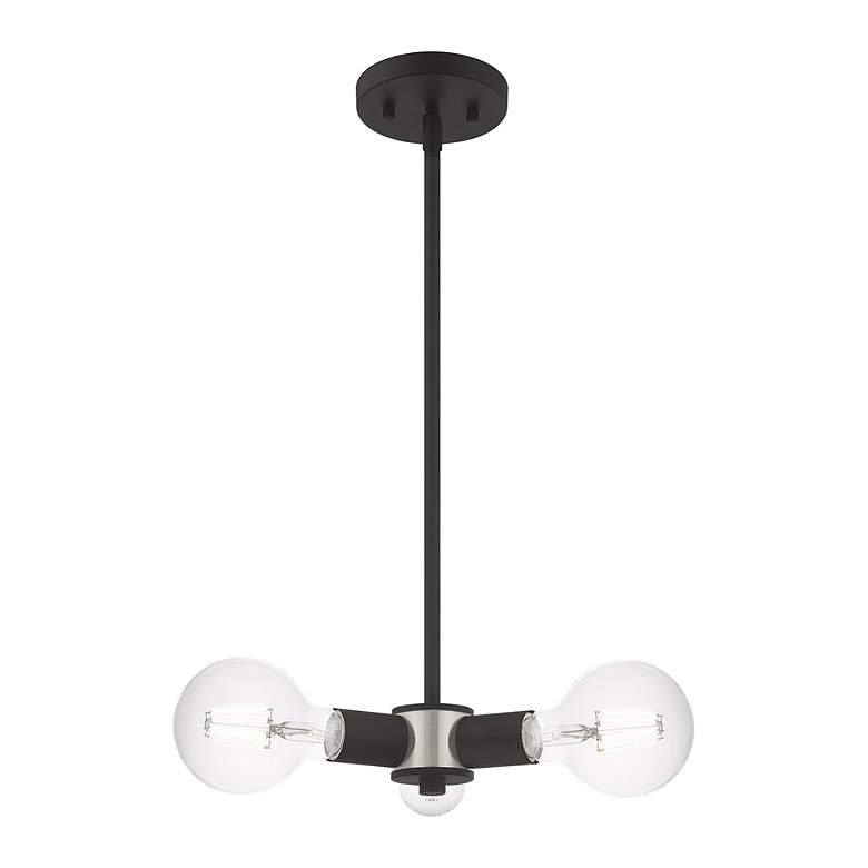 Image 3 Copenhagen 3 Light Black Mini Chandelier more views
