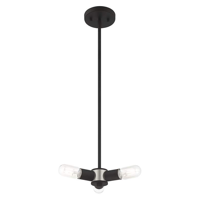 Image 6 Copenhagen 3 Light Black Mini Chandelier more views