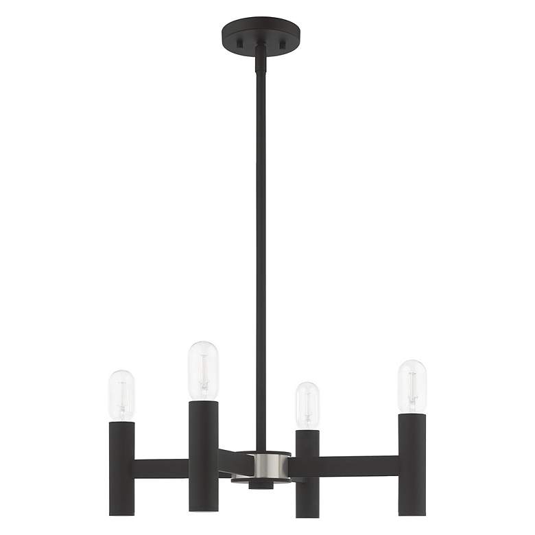 Image 3 Copenhagen 4 Light Black Mini Chandelier more views
