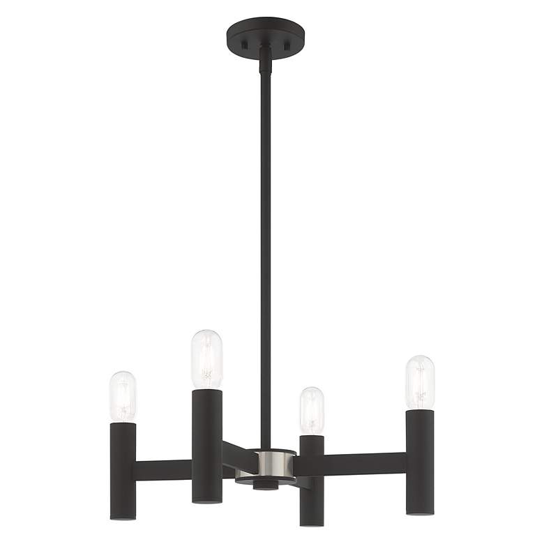Image 4 Copenhagen 4 Light Black Mini Chandelier more views
