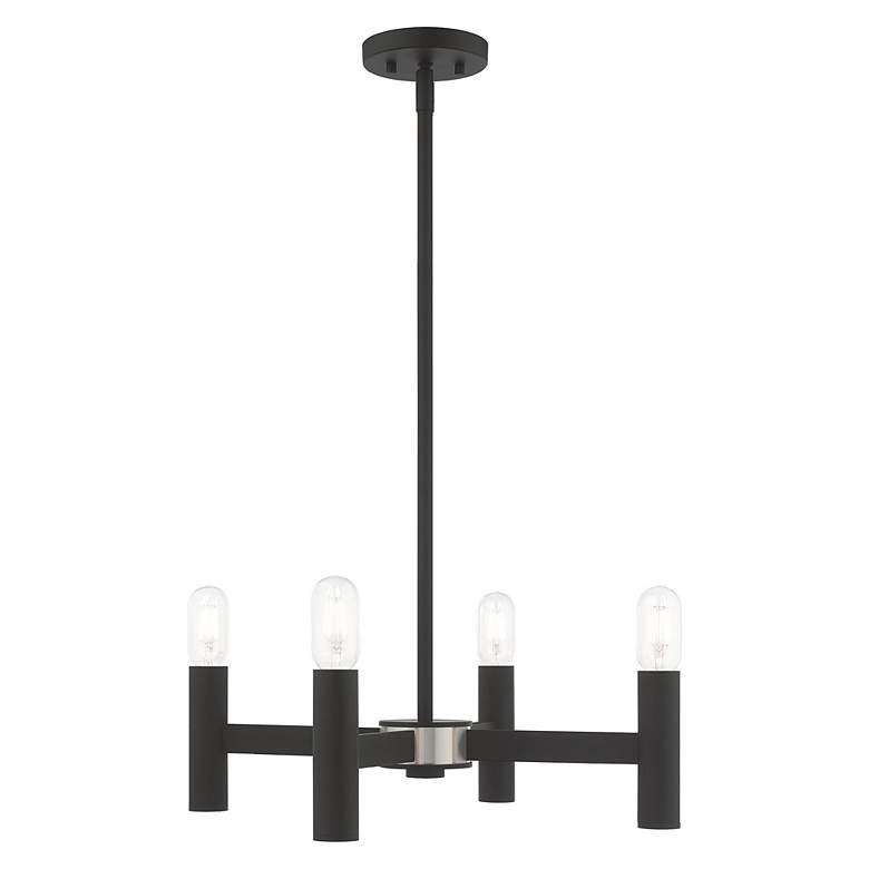 Image 6 Copenhagen 4 Light Black Mini Chandelier more views