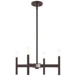 Copenhagen 4 Light Bronze Mini Chandelier