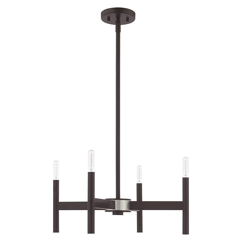 Image 3 Copenhagen 4 Light Bronze Mini Chandelier more views