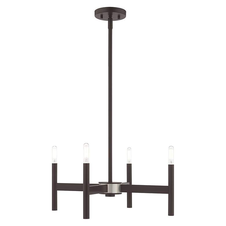 Image 6 Copenhagen 4 Light Bronze Mini Chandelier more views