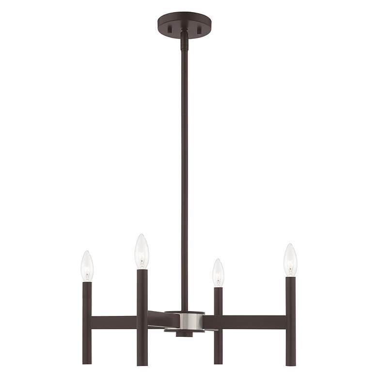 Image 7 Copenhagen 4 Light Bronze Mini Chandelier more views
