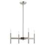 Thumbnail4 of Copenhagen 4 Light Brushed Nickel Mini Chandelier more views