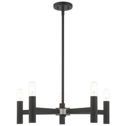 Copenhagen 5 Light Black Chandelier