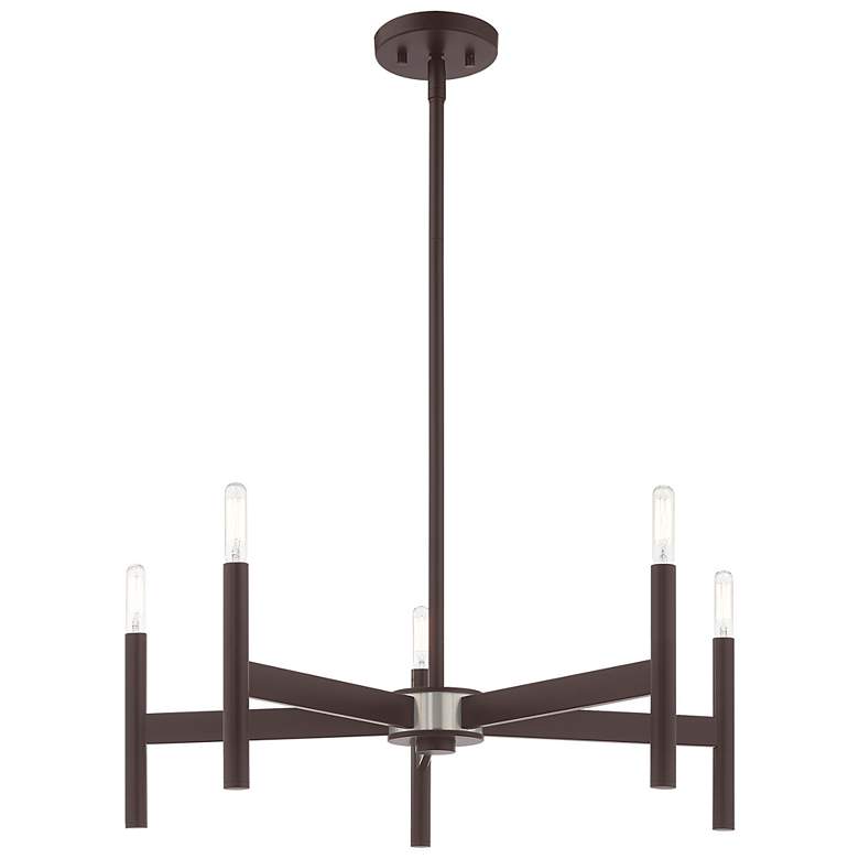 Image 5 Copenhagen 5 Light Bronze Chandelier more views