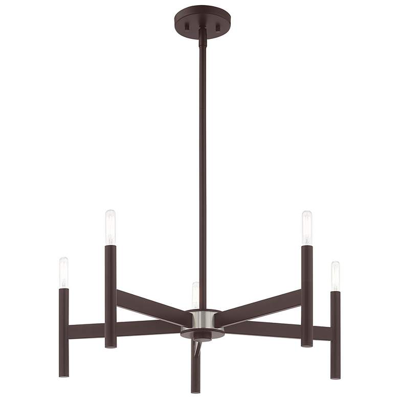 Image 6 Copenhagen 5 Light Bronze Chandelier more views