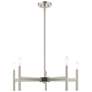 2_Copenhagen 5 Light Brushed Nickel Chandelier