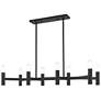 2_Copenhagen 8 Light Black Linear Chandelier