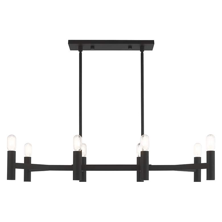 Image 4 Copenhagen 8 Light Black Linear Chandelier more views