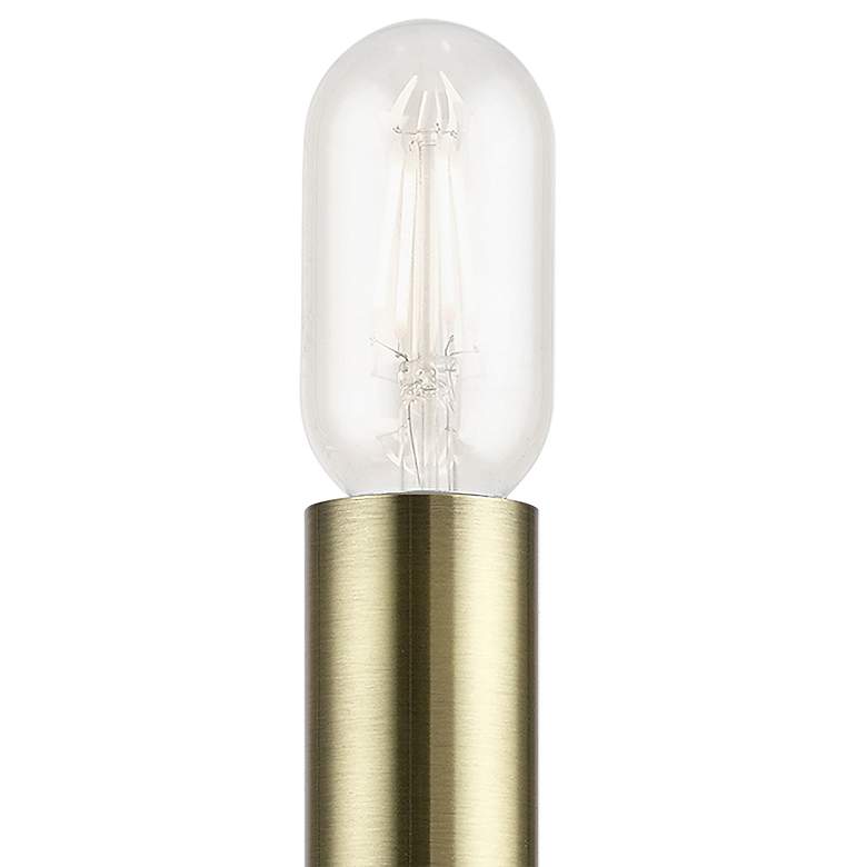 Image 2 Copenhagen 9 3/4" High Antique Brass ADA Wall Sconce more views