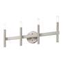 6_Copenhagen Brushed Nickel 23.5" Wide 4 Light Modern Bath Vanity Light more views