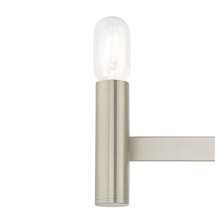 Image 3 Copenhagen Brushed Nickel 23.5" Wide Modern Bath Vanity Light more views