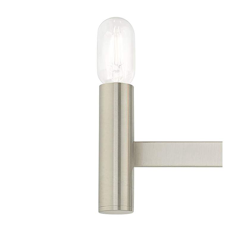 Image 3 Copenhagen Brushed Nickel 23.5 inch Wide Modern Bath Vanity Light more views