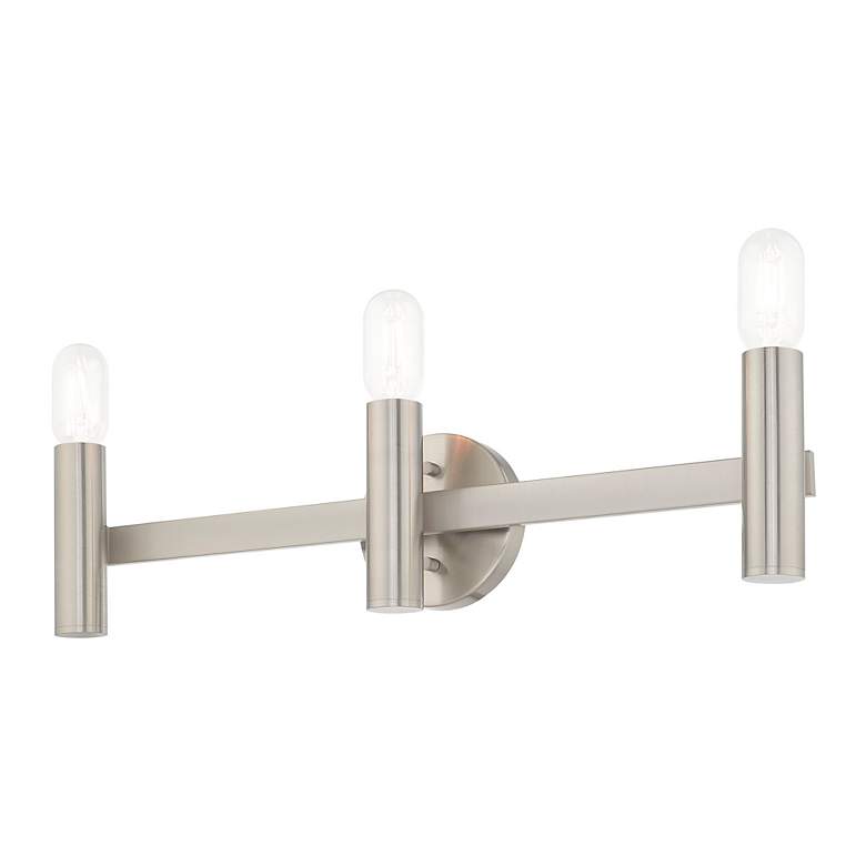 Image 6 Copenhagen Brushed Nickel 23.5" Wide Modern Bath Vanity Light more views