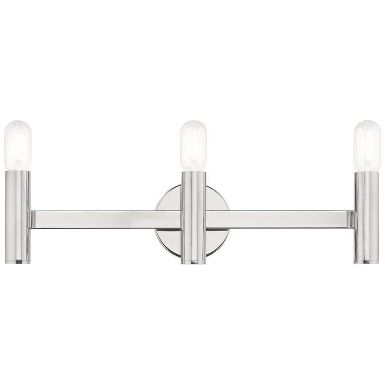 Image 2 Copenhagen Polished Chrome 23.5" Wide Modern Bath Vanity Light