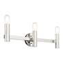 6_Copenhagen Polished Chrome 23.5" Wide Modern Bath Vanity Light more views