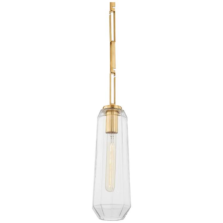 Image 1 Copenhagen Vintage Brass 1 Light Pendant