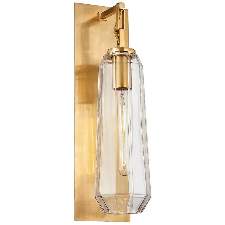 Image 1 Copenhagen Vintage Brass 1 Light Sconce