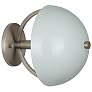Copernica 8.5"H Pewter And White Paint Metal Wall Sconce