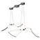 Copernicus 50 1/2" Wide Silver LED Pendant Light