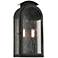 Copley Square 17 3/4" High Charred Iron Outdoor Wall Light