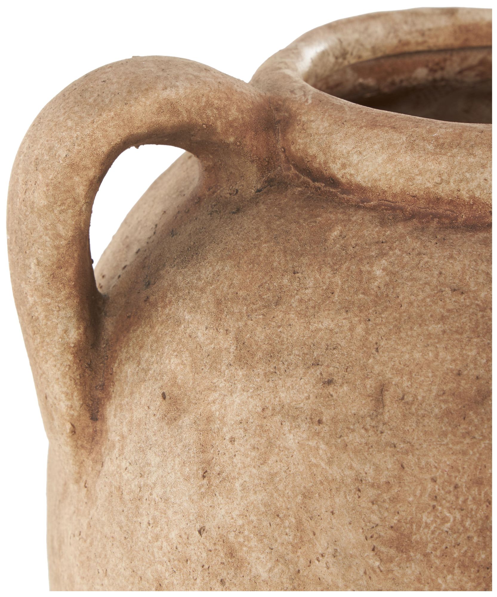 Image 2 Copper Ceramic Traditional Vase, 10" x 9" x 10" more views