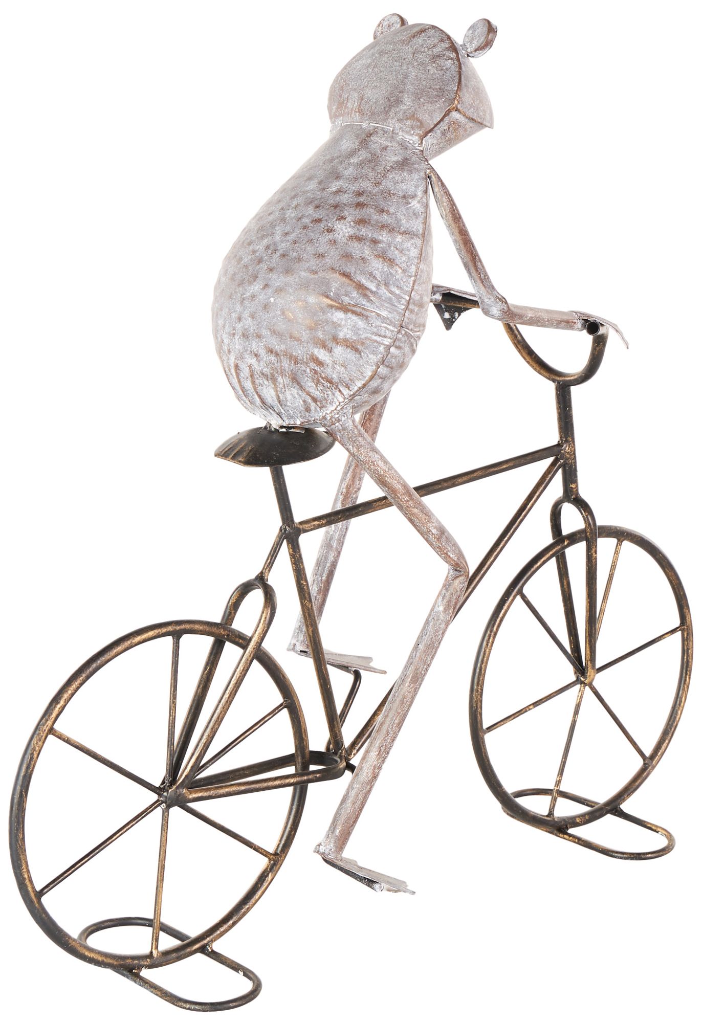 Image 5 Copper Metal Eclectic Garden Sculpture, 19" x 7" x 20" more views