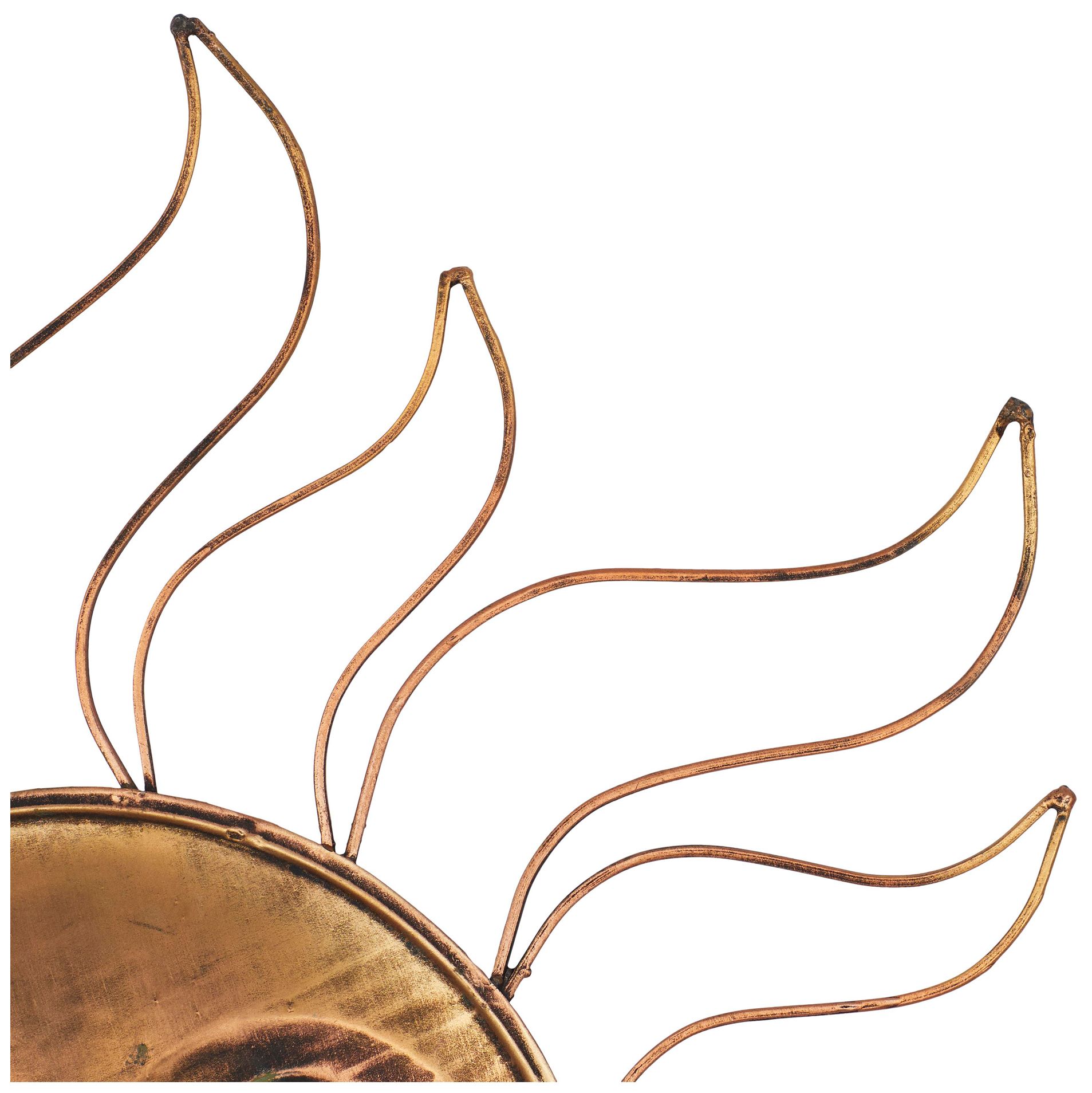 Image 3 Copper Metal Eclectic Wall Decor, 30" x 1" x 30" more views