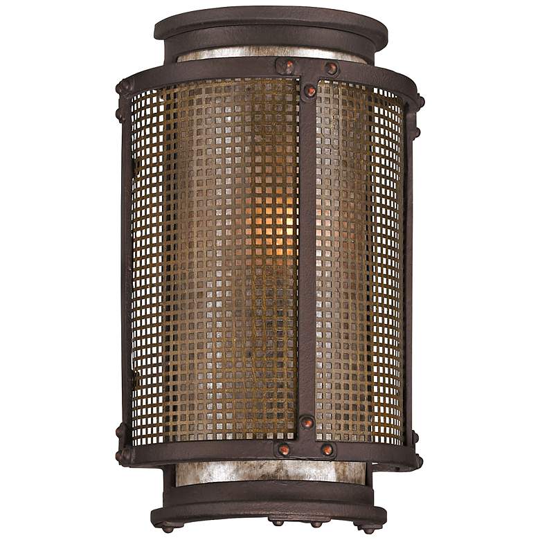 Image 1 Copper Mountain 10 1/2 inch High Bronze Outdoor Wall Light