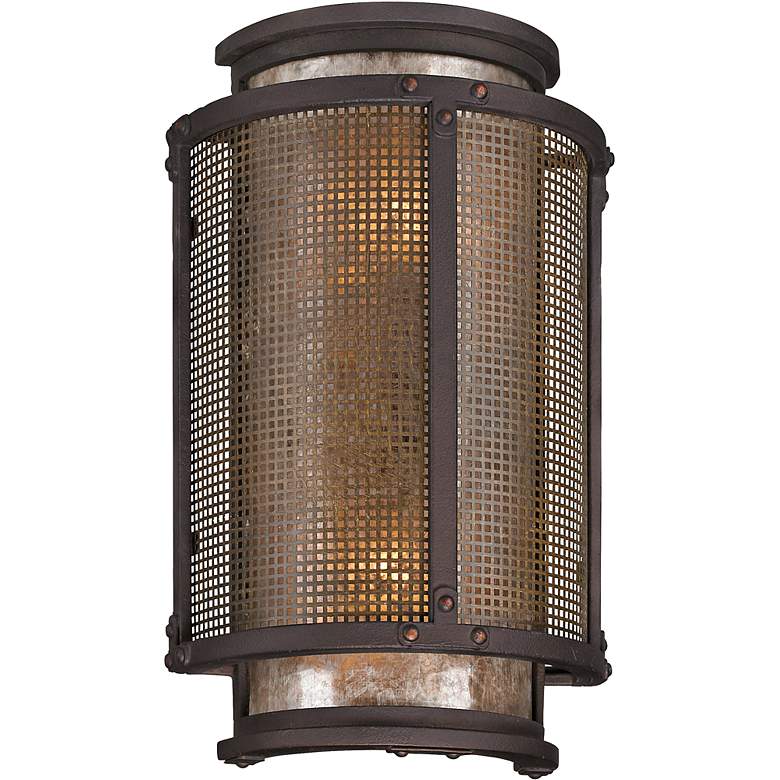 Image 1 Copper Mountain 14 1/4 inch High Bronze Outdoor Wall Light