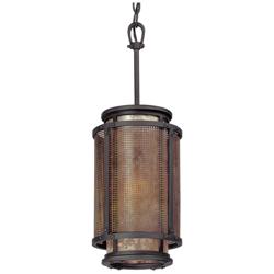 Copper Mountain 8 1/2" Wide Bronze and Black Mini Pendant