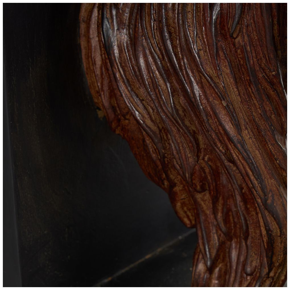Copper Polyresin Traditional Bookends, S/2 6"W, 6"H