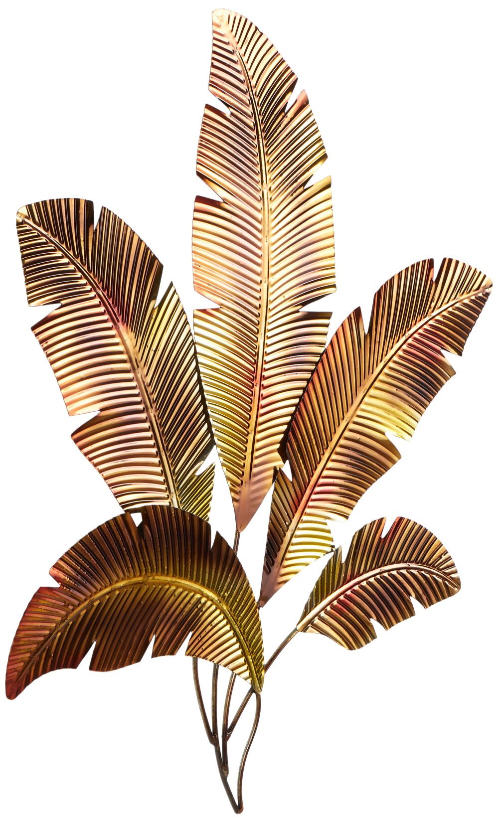 Image 6 Copper Stainless Steel Metal Traditional Wall Decor, 26" x 1" x 3 more views
