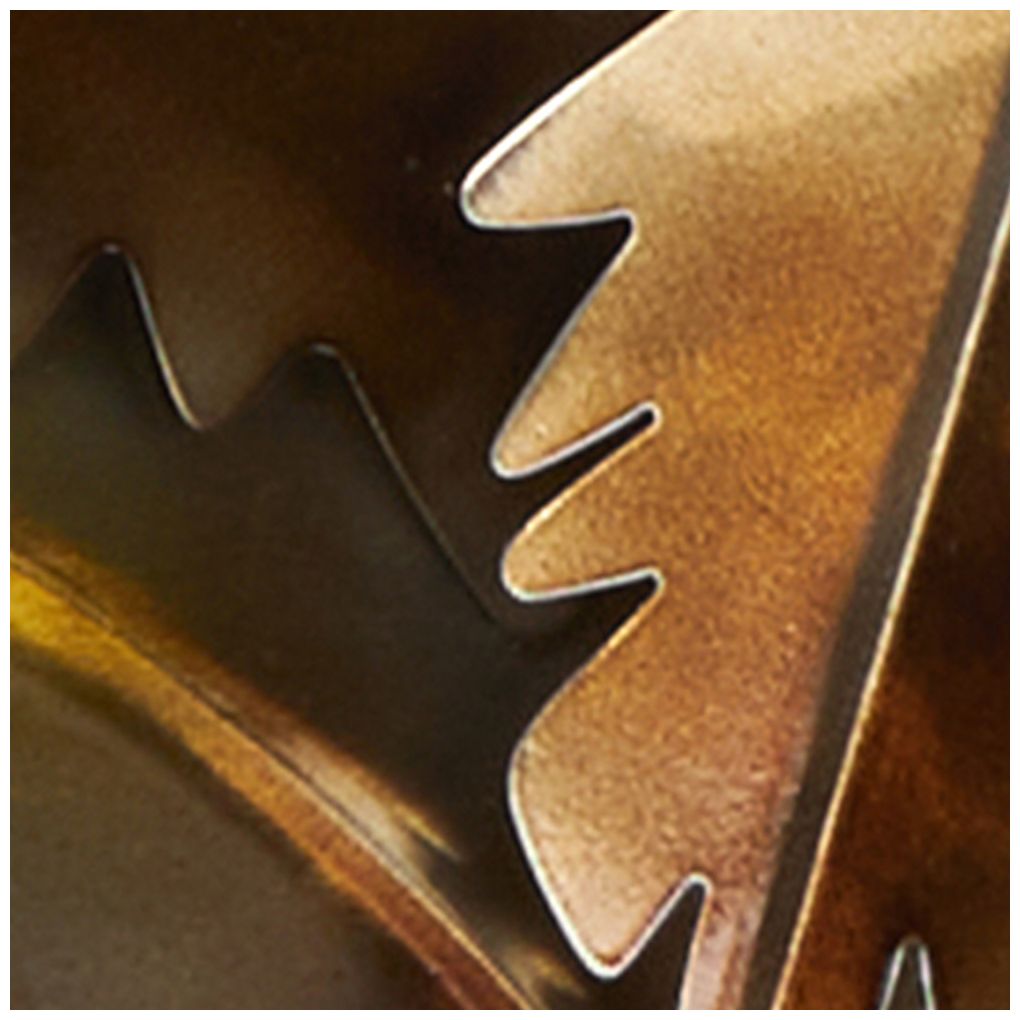 Copper Stainless Steel Metal Traditional Wall Decor, 31" x 1" x 3
