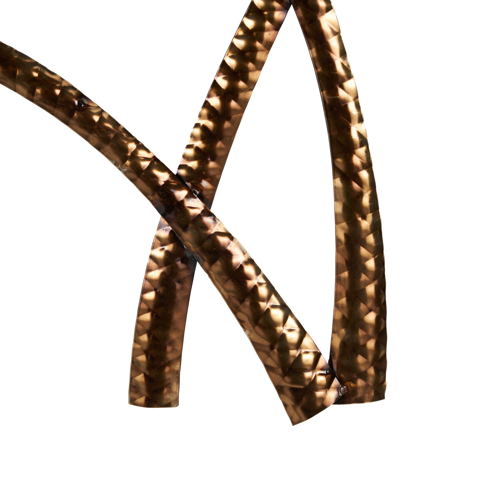 Image 3 Copper Stainless Steel Metal Traditional Wall Decor, 41" x 3" x 27" more views