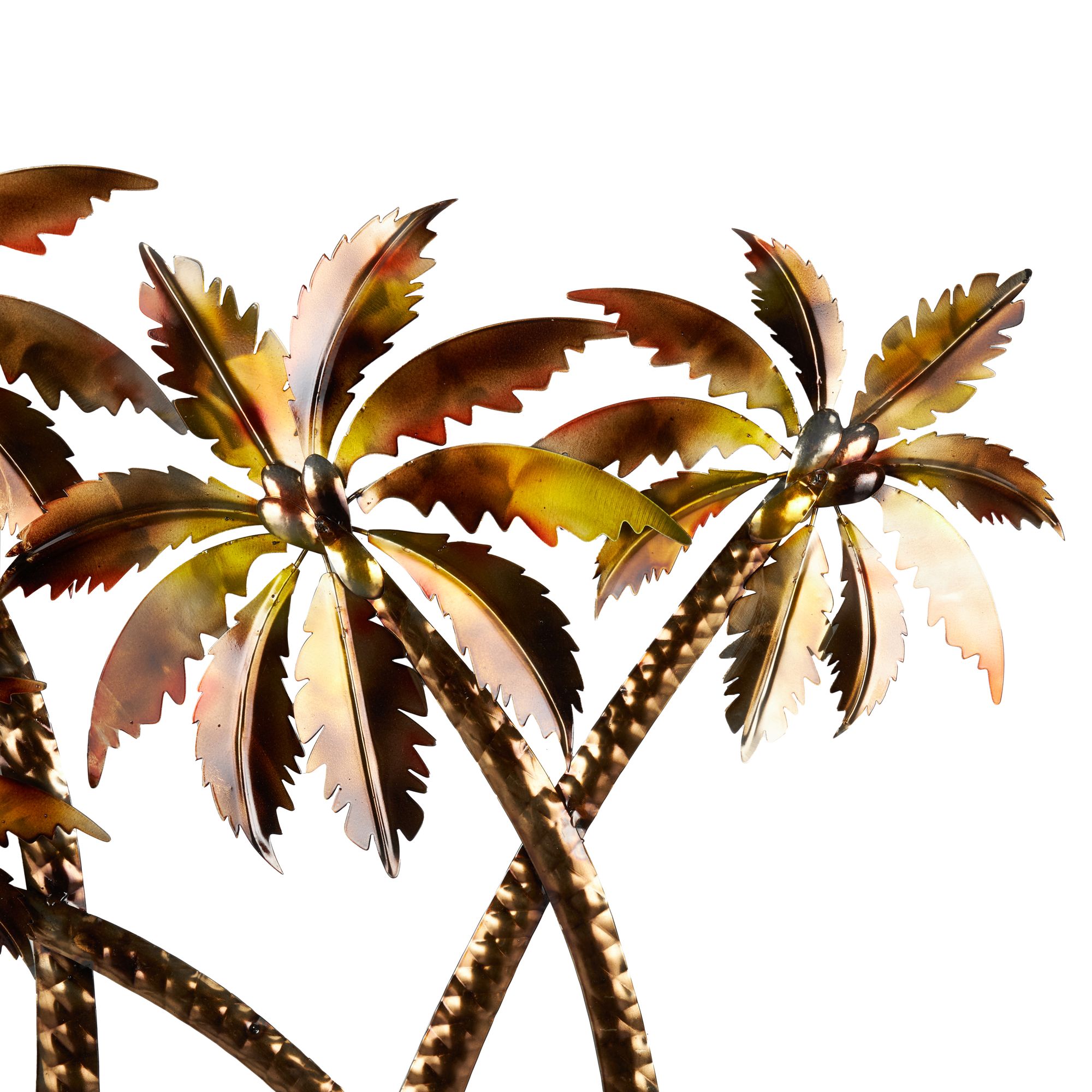 Image 4 Copper Stainless Steel Metal Traditional Wall Decor, 41" x 3" x 27" more views