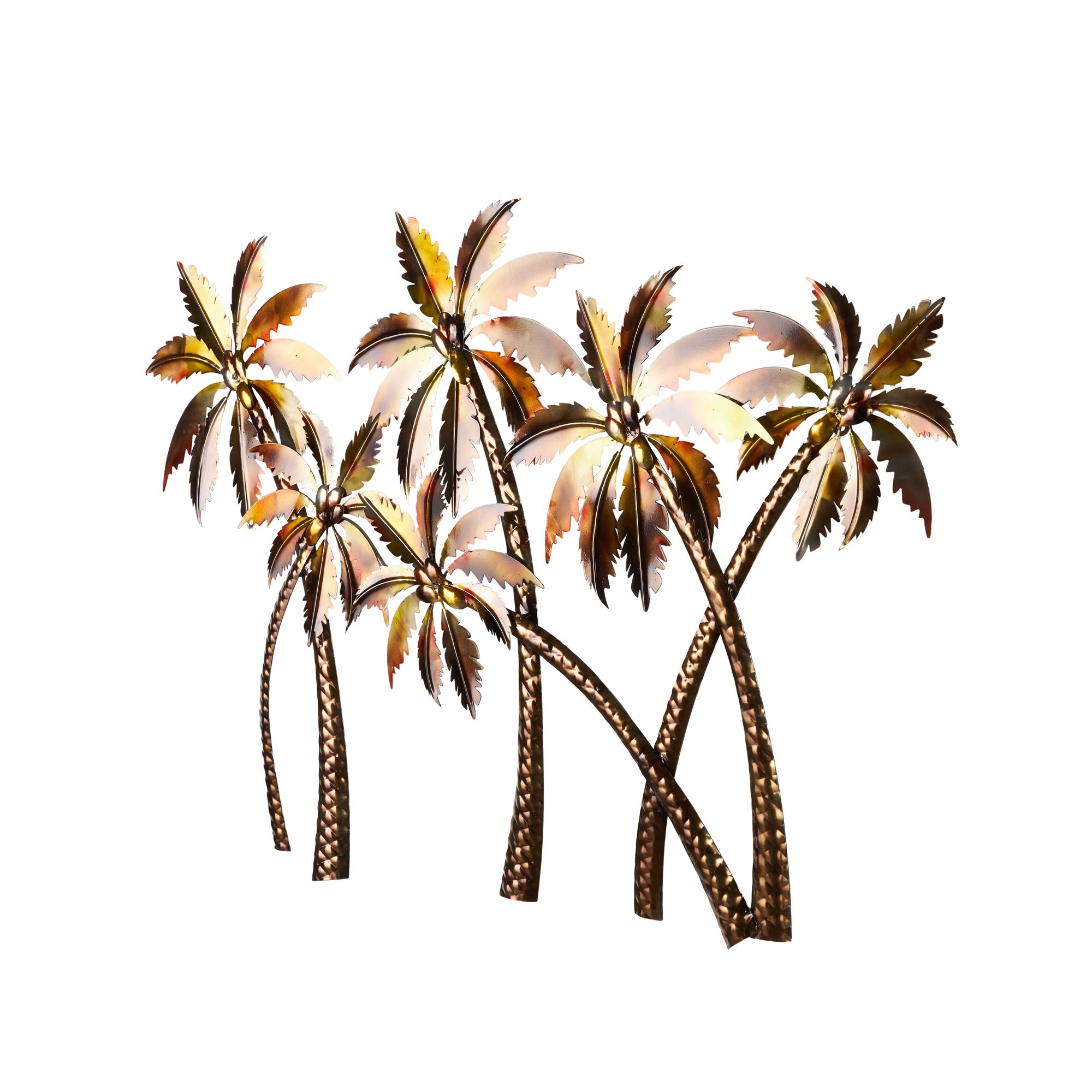 Image 6 Copper Stainless Steel Metal Traditional Wall Decor, 41" x 3" x 27" more views