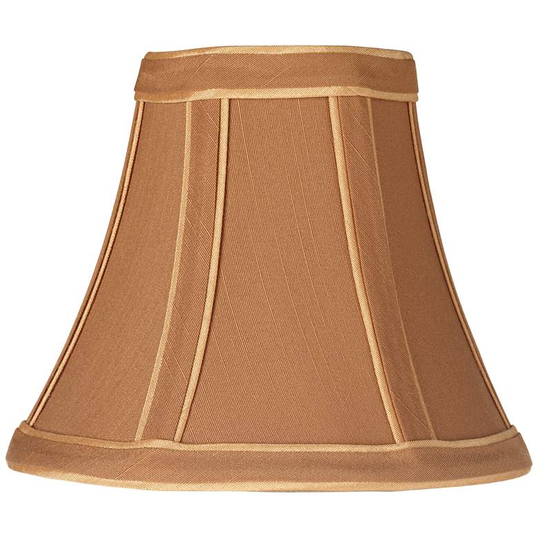 Image 1 Copper with Gold Trim Lamp Shade 3x6x5 (Clip-On)