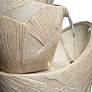Thumbnail4 of Coquina 30" High Three Urn Modern Coastal Cascading LED Fountain more views