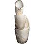 Watch A Video About the Three Urn Cascading Coastal Modern Fountain with LED Lights