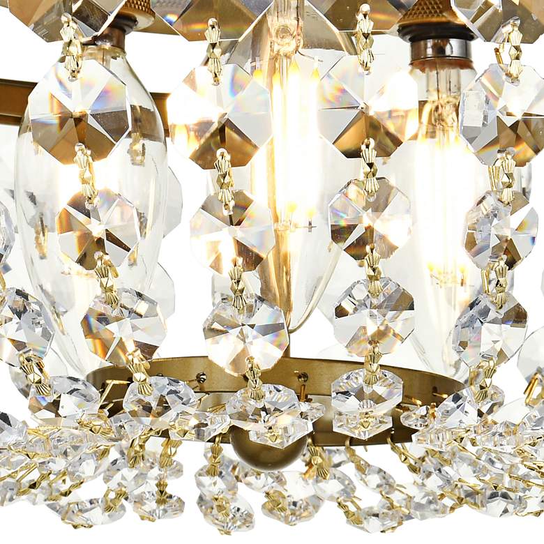 Image 3 Cora 10" Flush Mount In Brass more views
