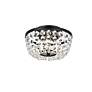 4_Cora 10" Wide Black with Crystal Ceiling Light more views