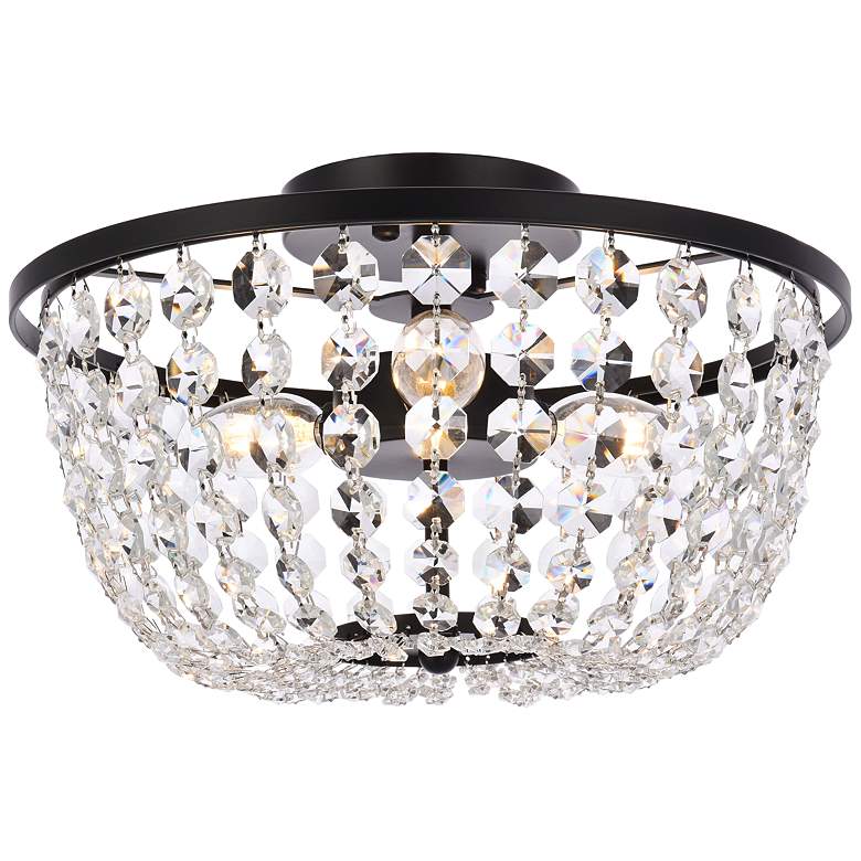 Image 2 Cora 13" Flush Mount In Black